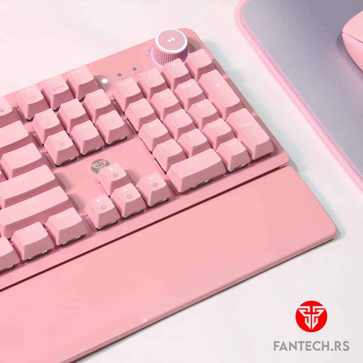 Fantech Mk853 Max Power Sakura Edition Wired Mechanical Gaming Keyboard B