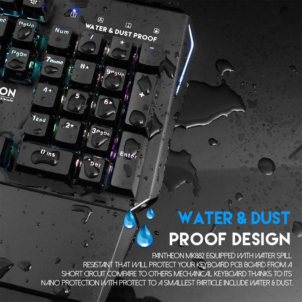 Fantech Mk882 Pantheon Rgb Wired Mechanical Gaming Keyboard F