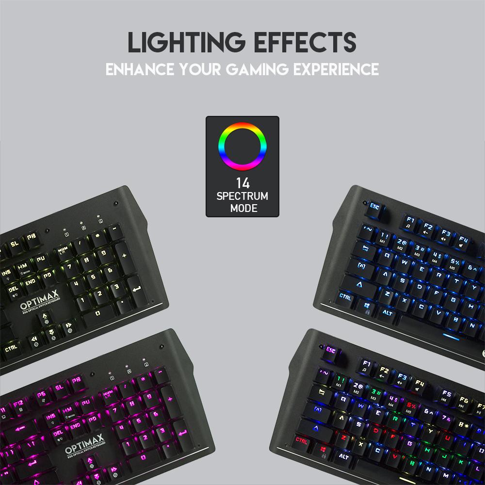 Fantech Mk885 Rgb Wired Mechanical Gaming Keyboard D