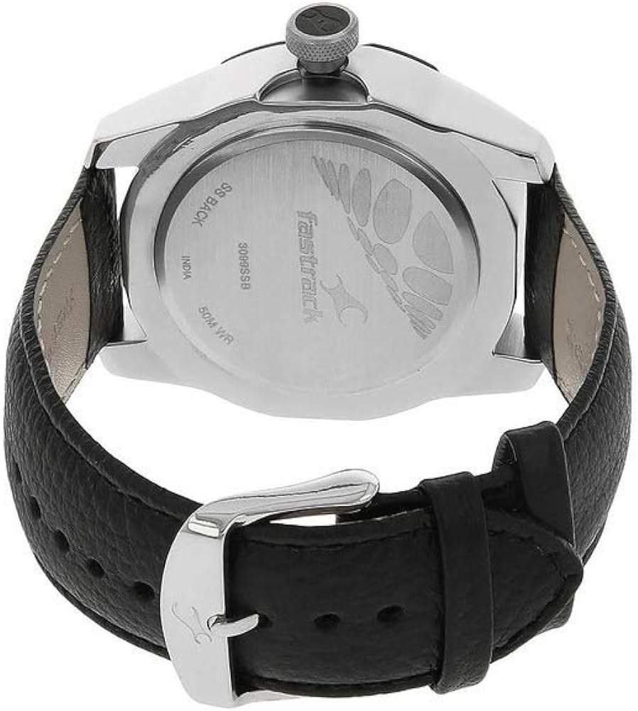 Fastrack Ns3099Sl02 Leather Strap Watch B