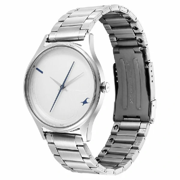 Fastrack NS3290SM01 Stunners Quartz Analog Silver Dial Metal Strap Watch a