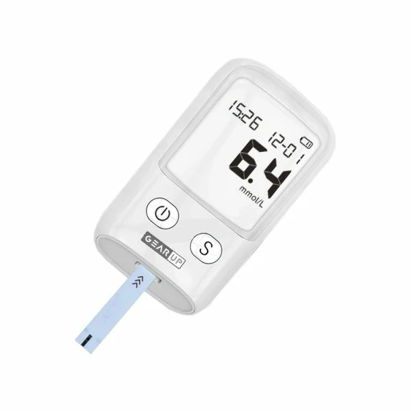 GearUP BGM 20 Diabetes Measuring Machine Blood Glucose Meter With 25 Test Strips