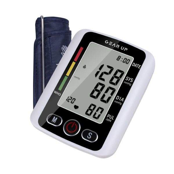 Gearup Bpm 10 Electronic Blood Pressure Monitor With Voice Function B