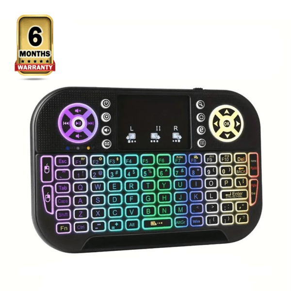 GearUP MK20 Wireless Dual Mode RGB Backlit Rechargeable Mini Portable Keyboard With Touchpad