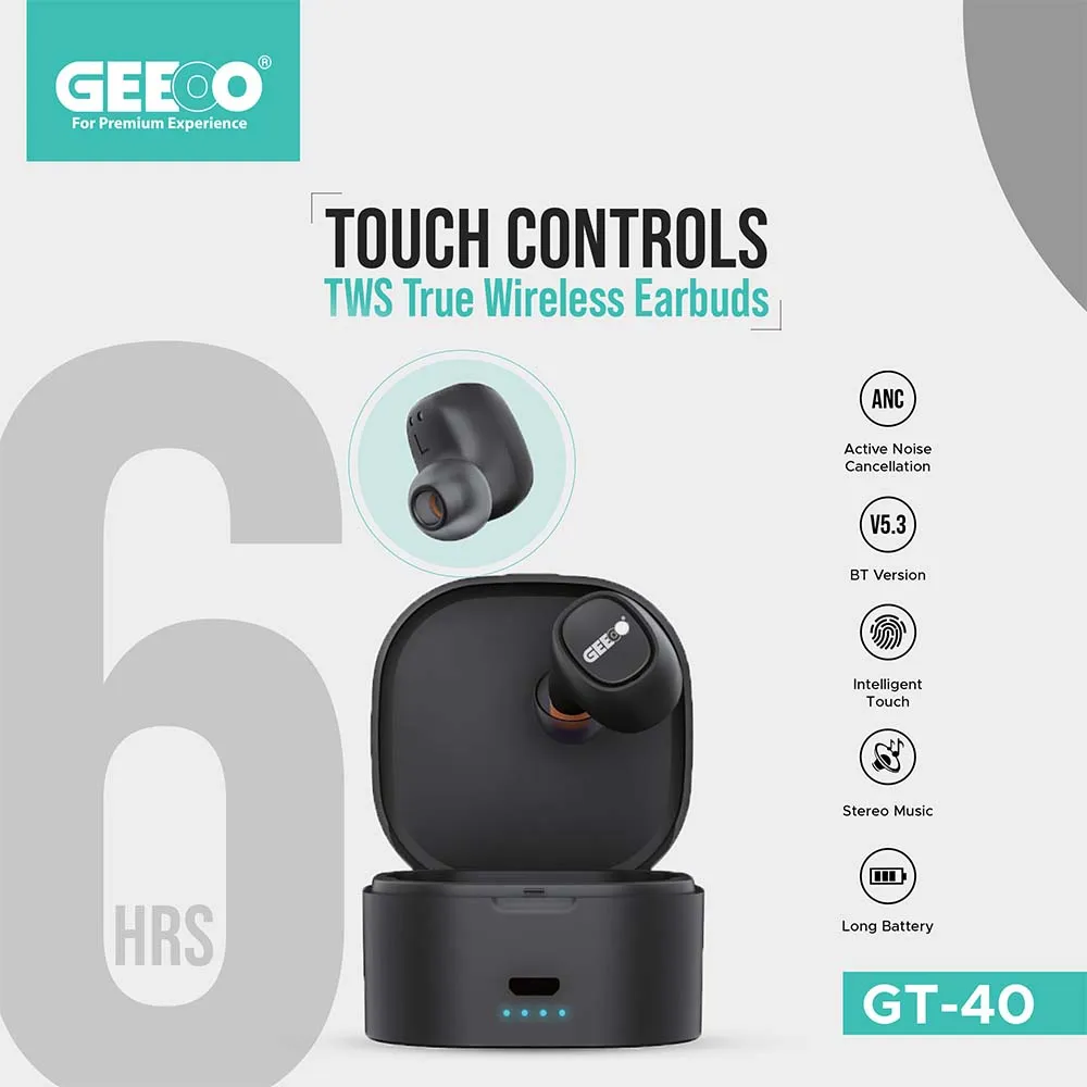 Geeoo (Gt40+Gt50) Combo Tws Earbud Offer A