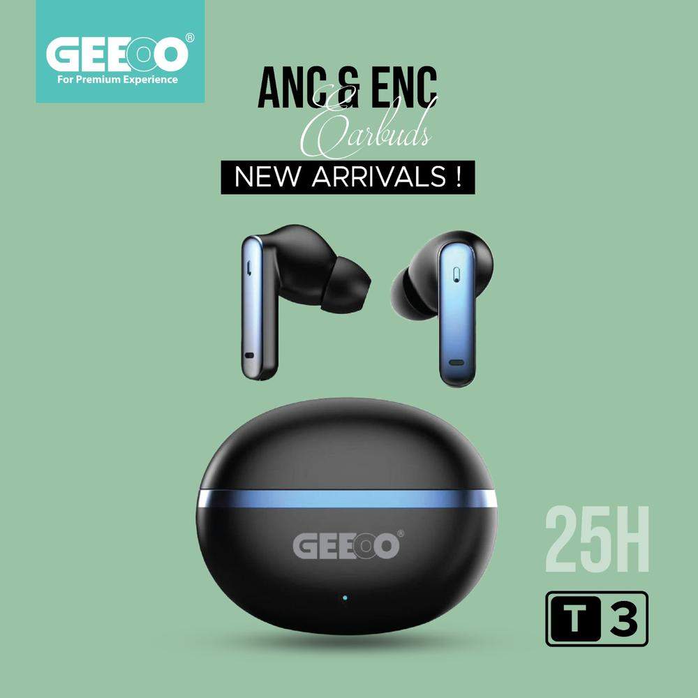 Geeoo T3 Tws Earbuds With Anc And Enc B