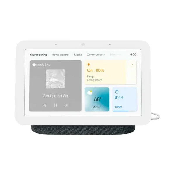 Google Nest Hub 2nd Generation Smart Speaker (Charcoal) with Smart Home Display And Google Assistant