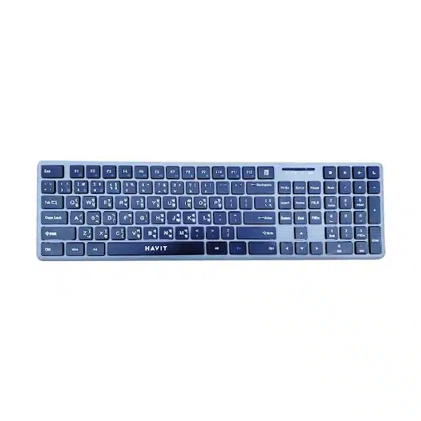 Havit KB235WB Dual Mode Bluetooth Keyboard With Bangla