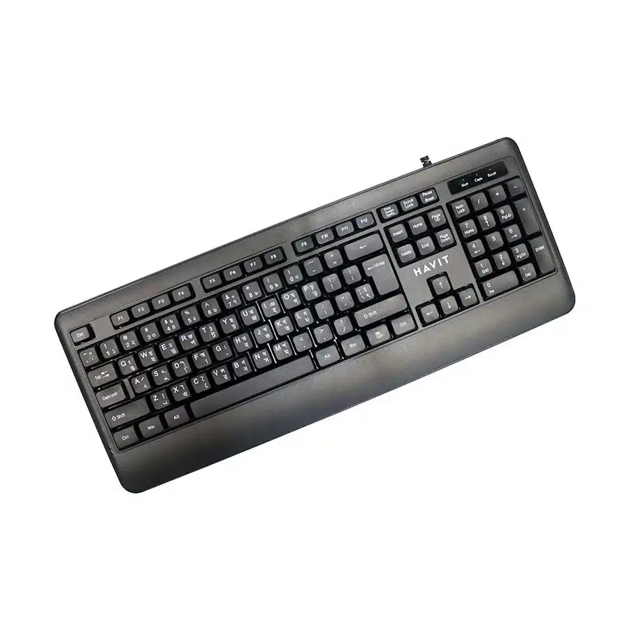 Havit Kb253 Wired Exquisite Keyboard With Bangla A