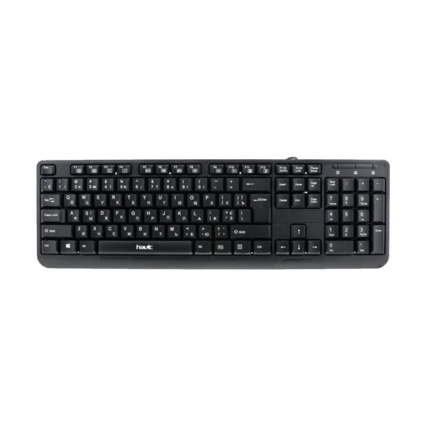 Havit KB378 Black USB Exquisite Keyboard with Bangla