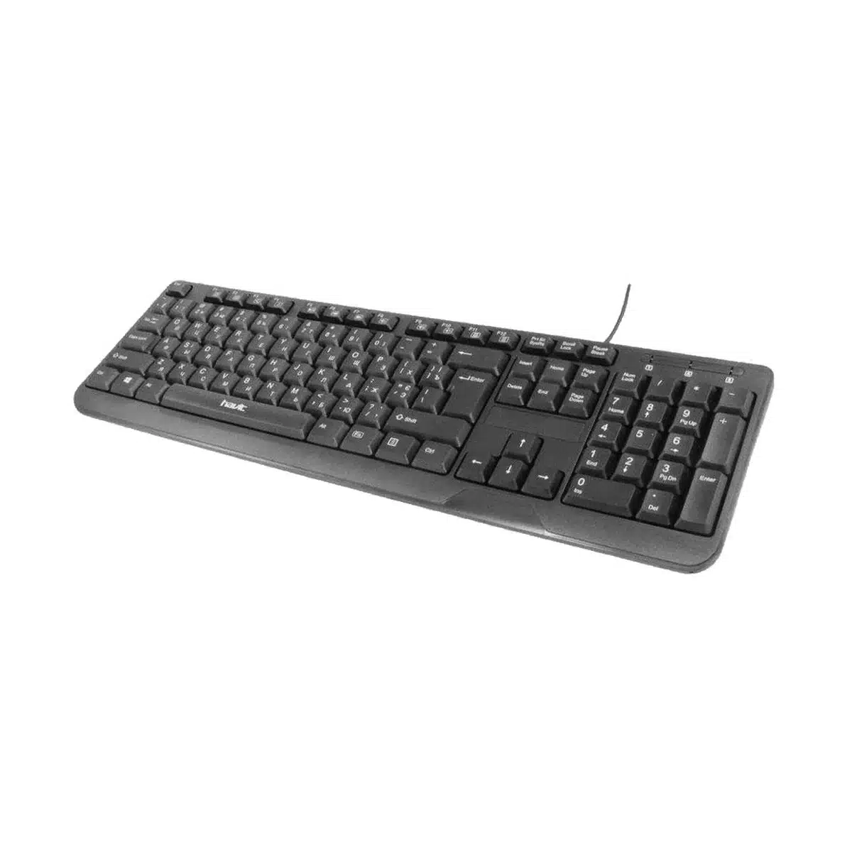 Havit Kb378 Black Usb Exquisite Keyboard With Bangla A