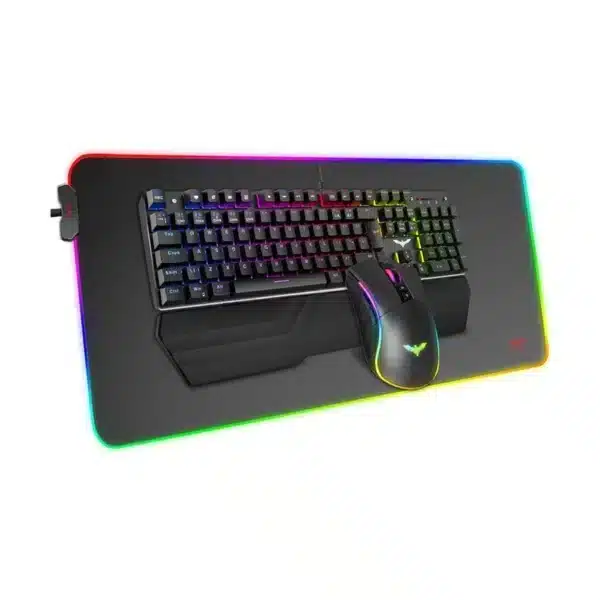 Havit KB511L RGB Wired Gaming Keyboard, Mouse & Mouse Pad Combo