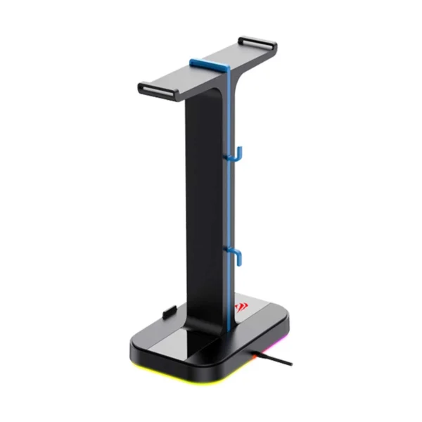 Havit TH650 RGB Headset Stand with Dual Hanger & 2 USB Ports