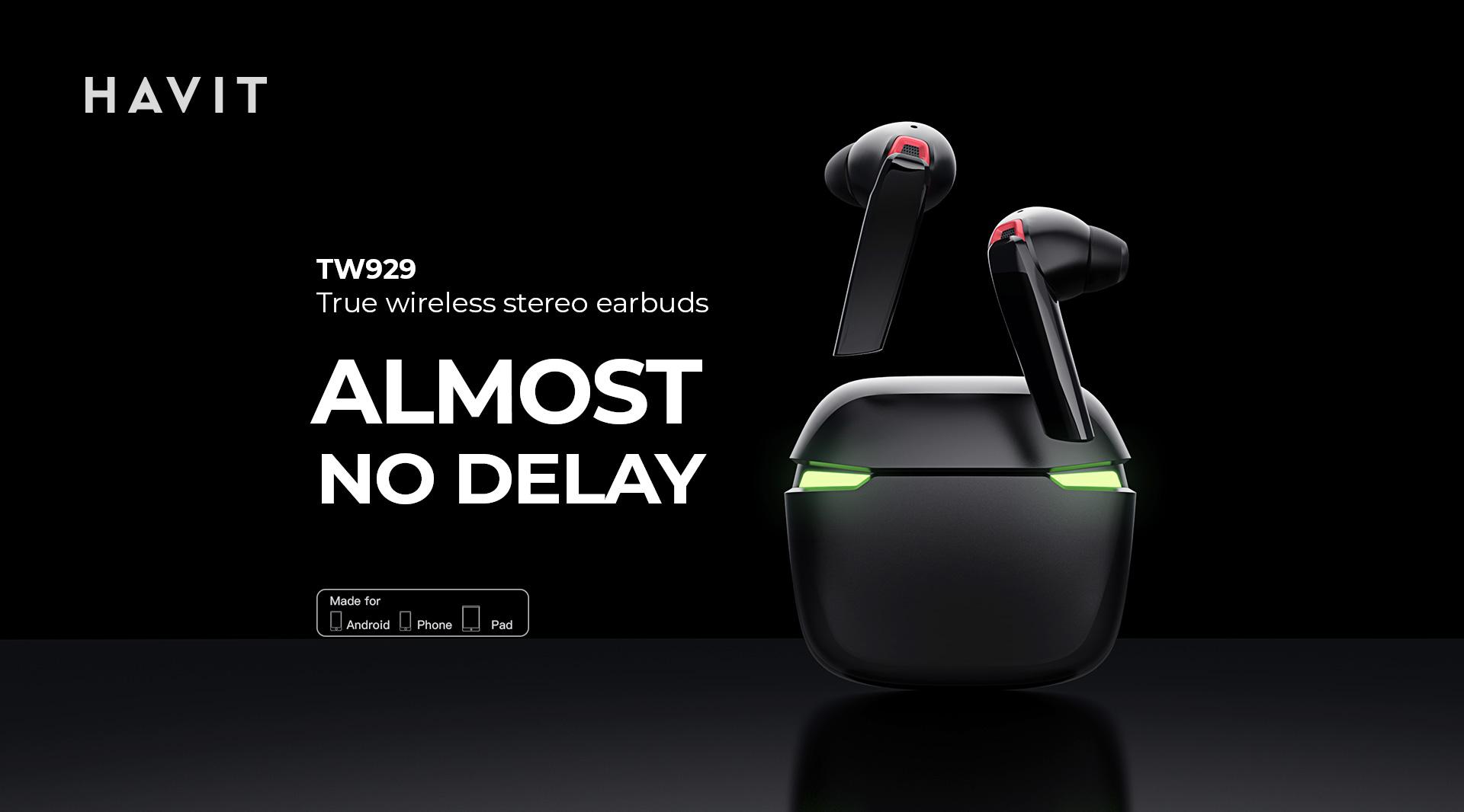 Havit Tw929 Tws Bluetooth Stereo Gaming Earbuds A