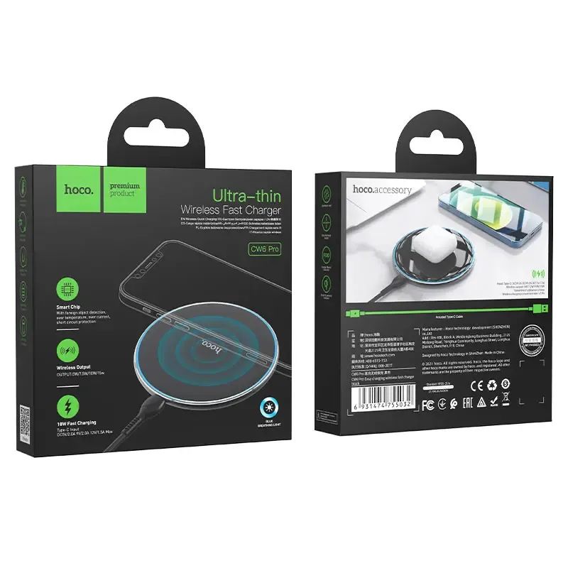 Hoco Cw6 Pro 15W Wireless Charger A