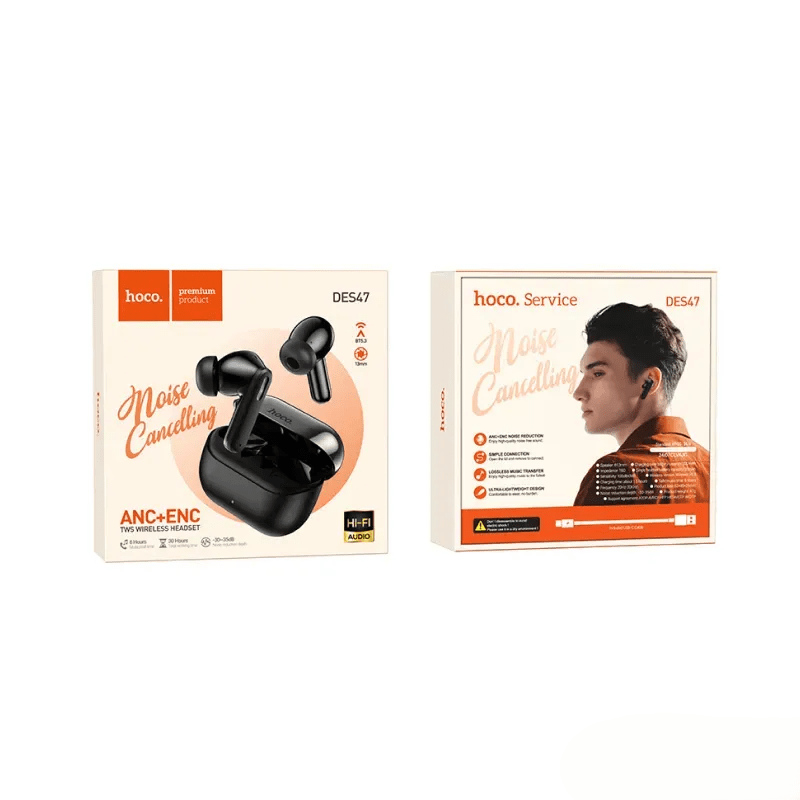 Hoco Des47 Anc+Enc True Wireless Earbuds D