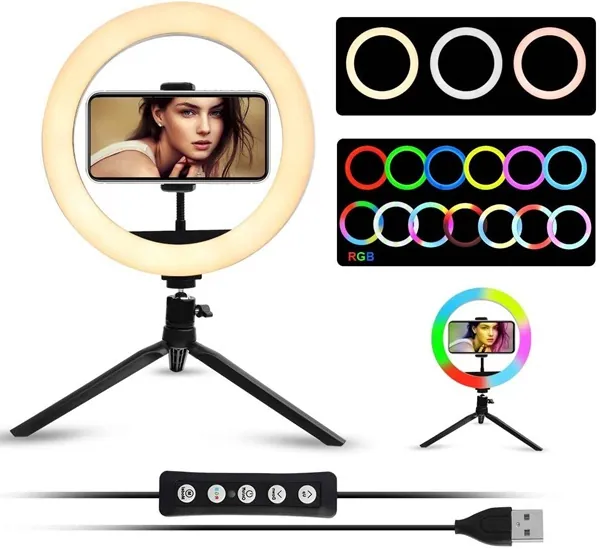 Mj33 Rgb Led Soft Ring Light A