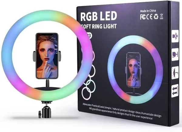 MJ33 RGB LED Soft Ring Light