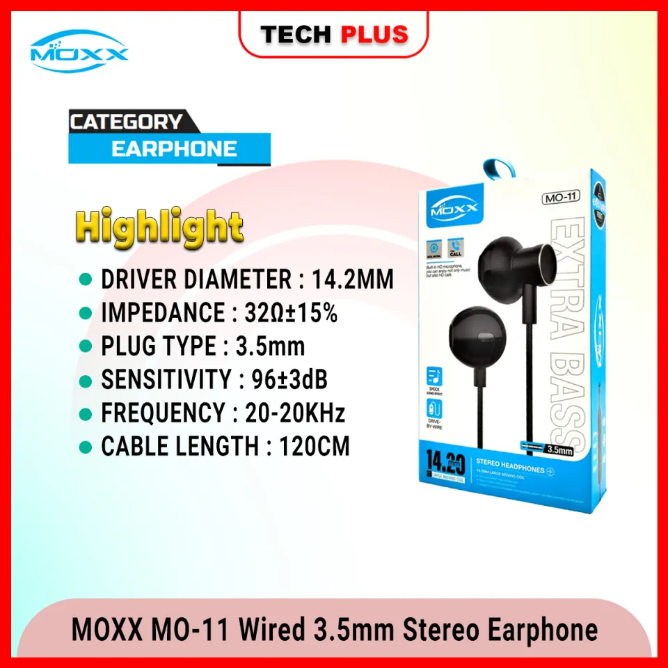 Moxx Mo 11 Stereo Earphone C