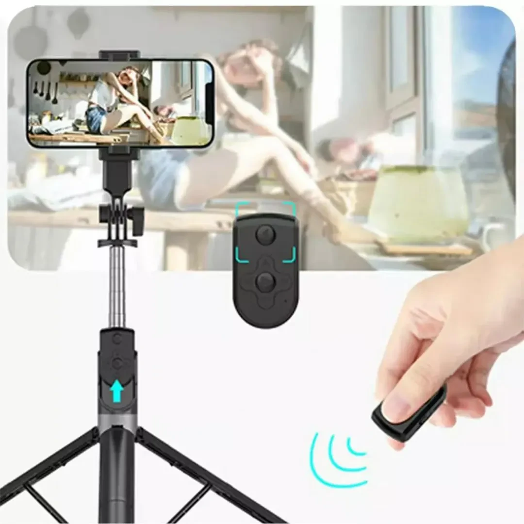 Neepho P170 Wireless Selfie Stick For All Phone Extendable With Detachable Bluetooth Shutter A