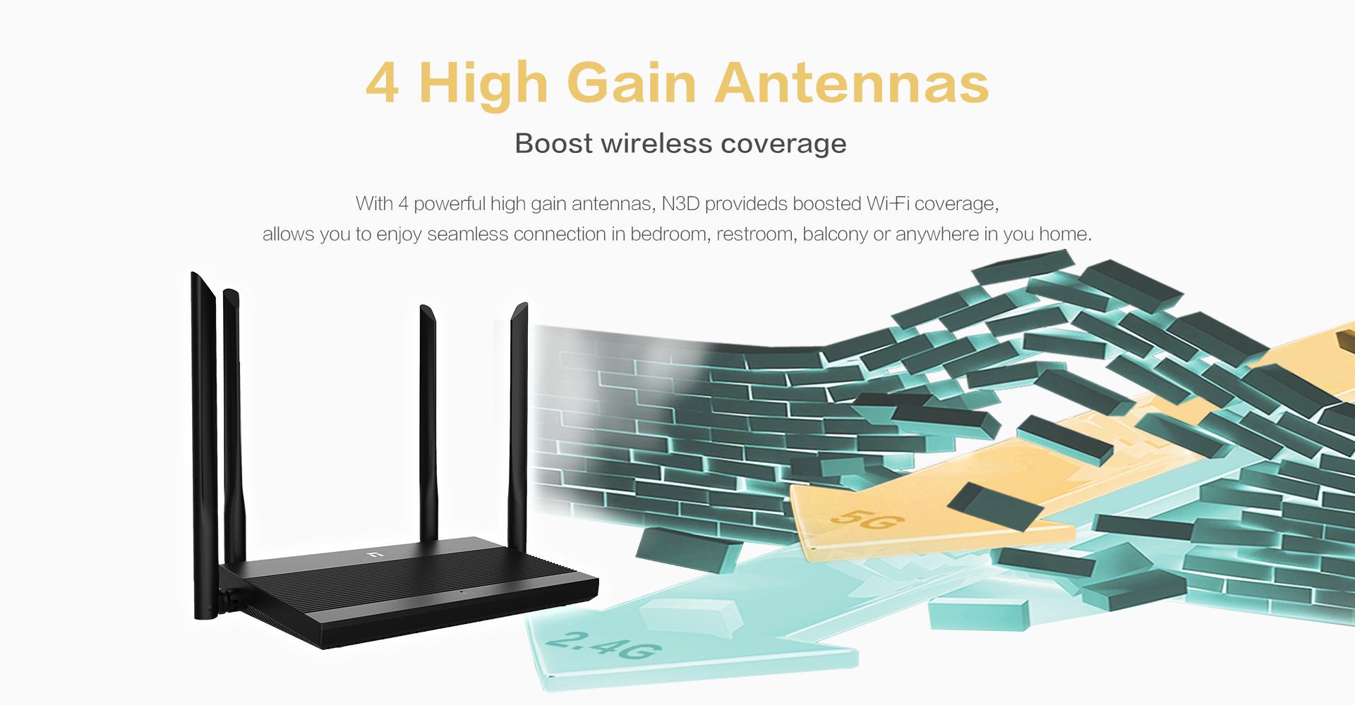 Netis N3D Ac1200 Wireless Dual Band Router B