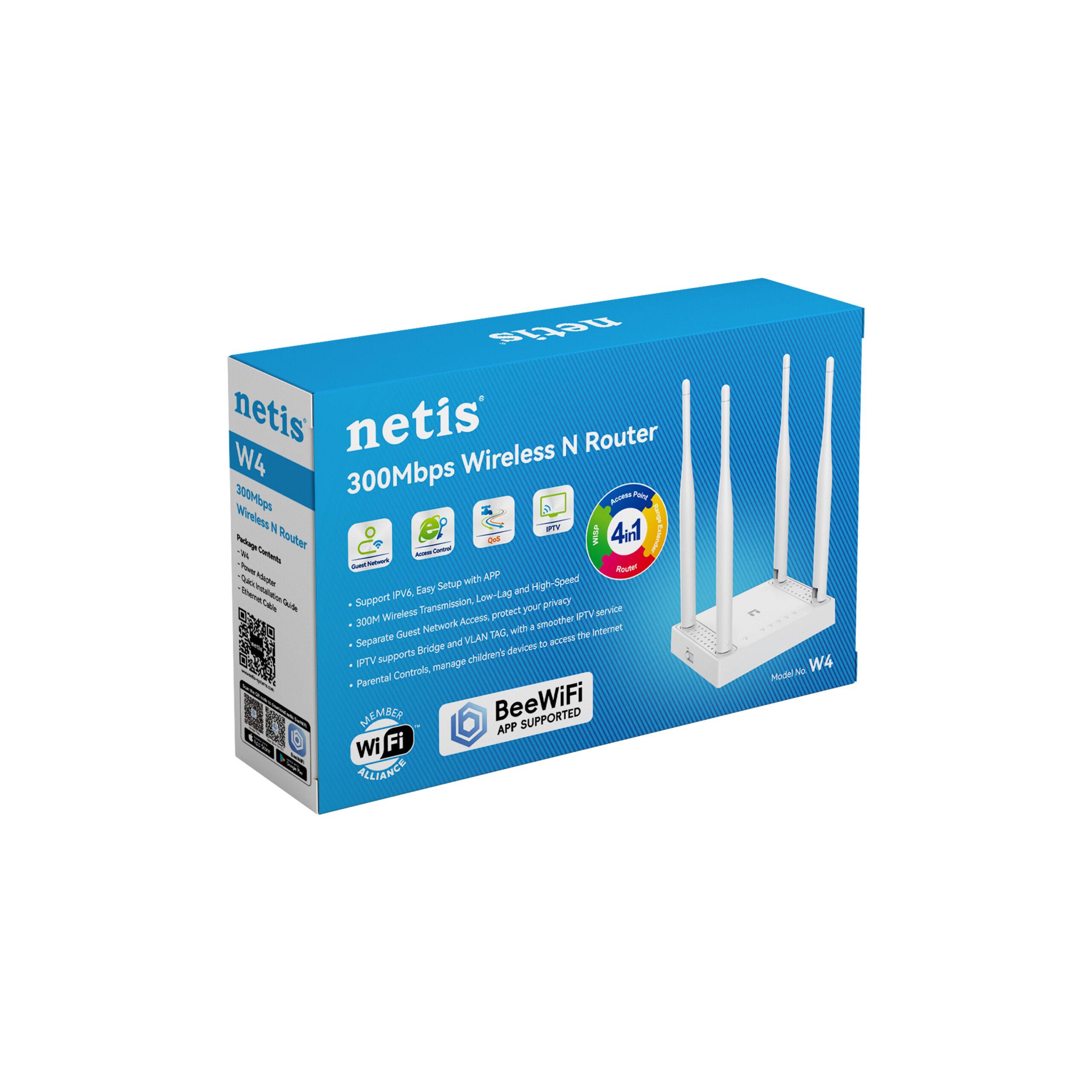 Netis W4 300Mbps 4 Antenna Router A