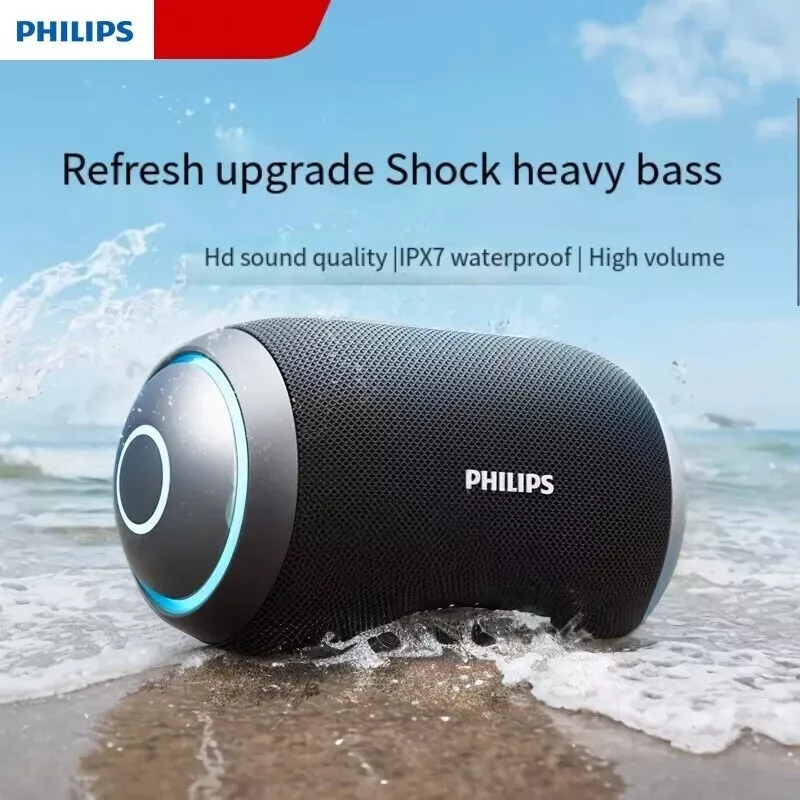 Philips Tas3209 Portable Wireless Ipx7 Waterproof Bluetooth Speaker A