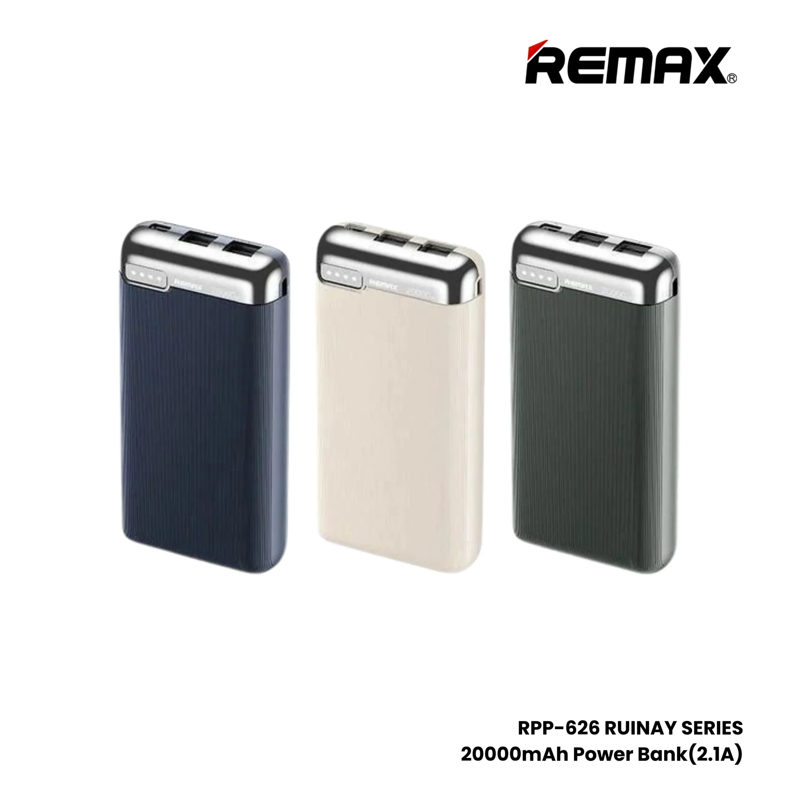 Remax Rpp 626 20,000Mah 2 1A Power Bank B