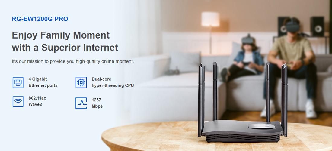 Ruijie Rg Ew1200G Pro 1300Mbps Gigabit Wifi Router C