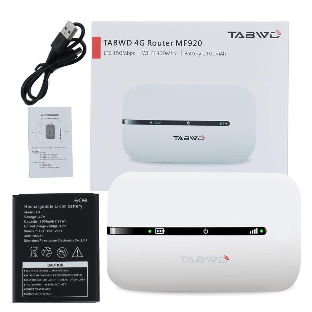 Tabwd Mf920 4G Router Mobile Wi Fi Router C