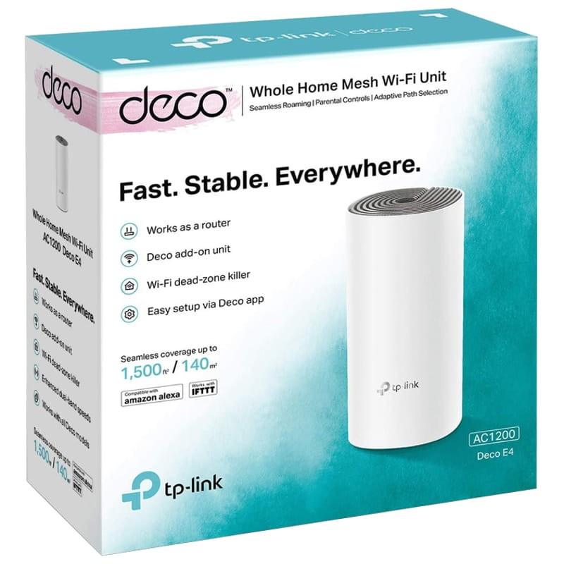 Tp Link Deco E4 (Single Pack) Whole Home Mesh Wi Fi System Ac1200 Dual Band Router E