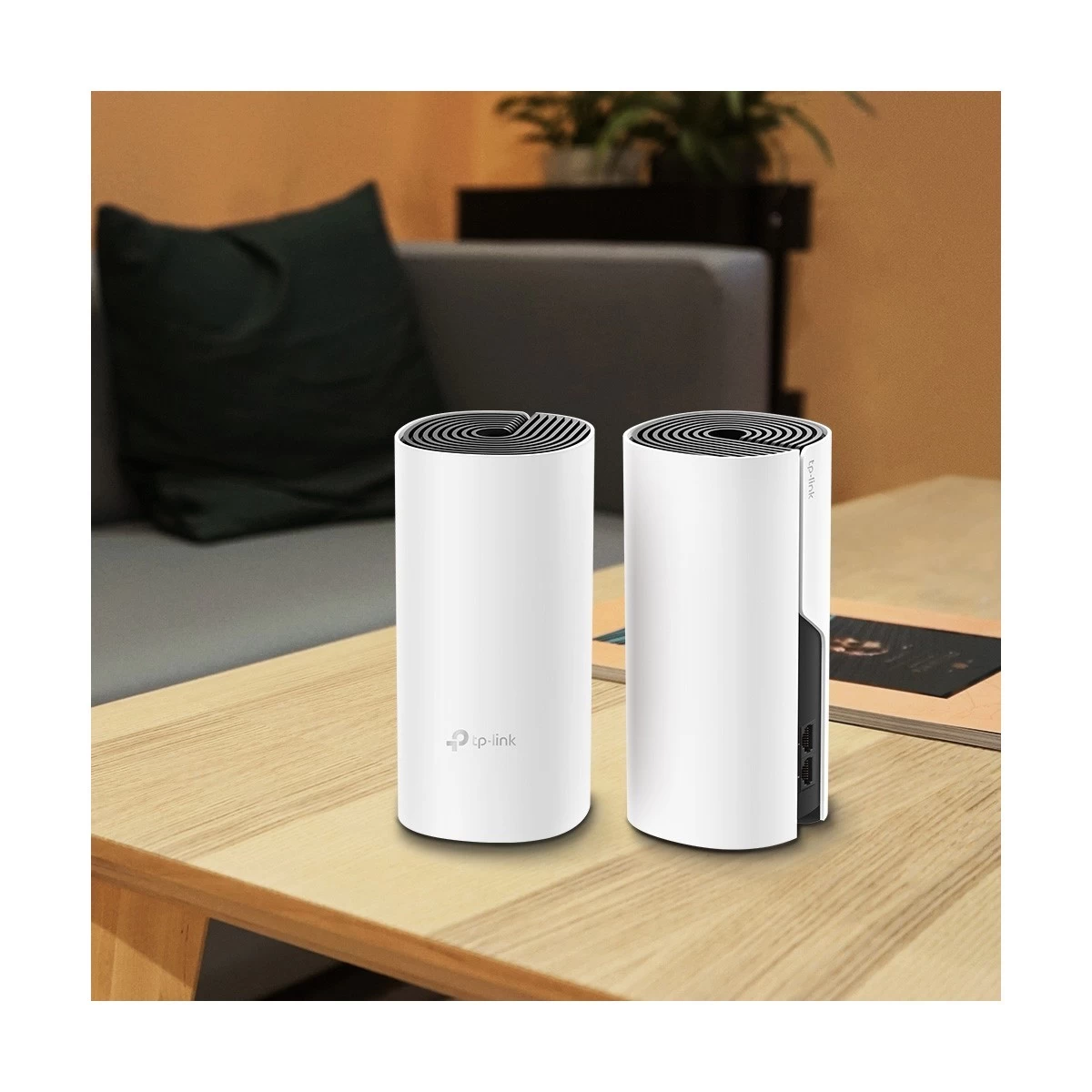 Tp Link Deco M4 (2 Pack) Whole Home Mesh Wi Fi System Ac1200 Dual Band Router A