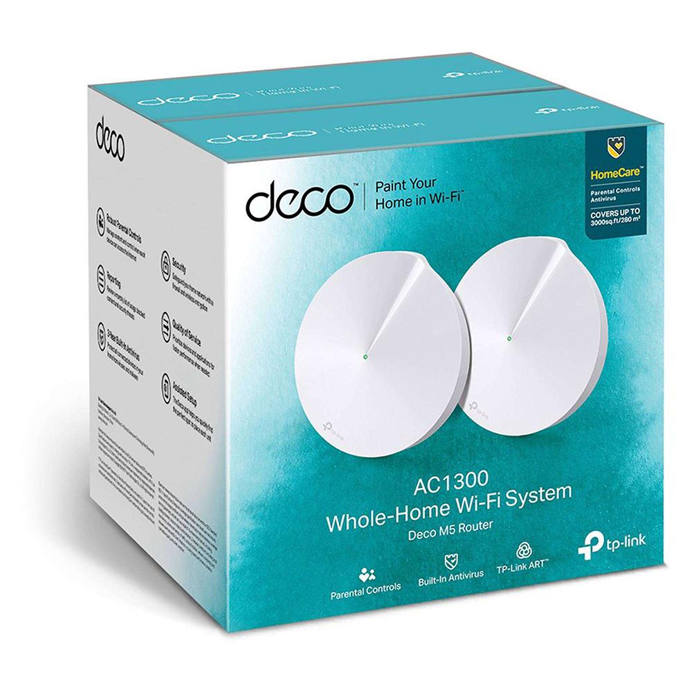 Tp Link Deco M5 Ac1300 Whole Home Mesh Wi Fi Router (2 Pack) A