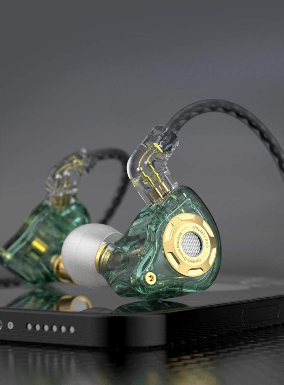 Trn Mt1 Pro Professional Hi Fi Dynamic Driver In Ear Monitor Earphone A