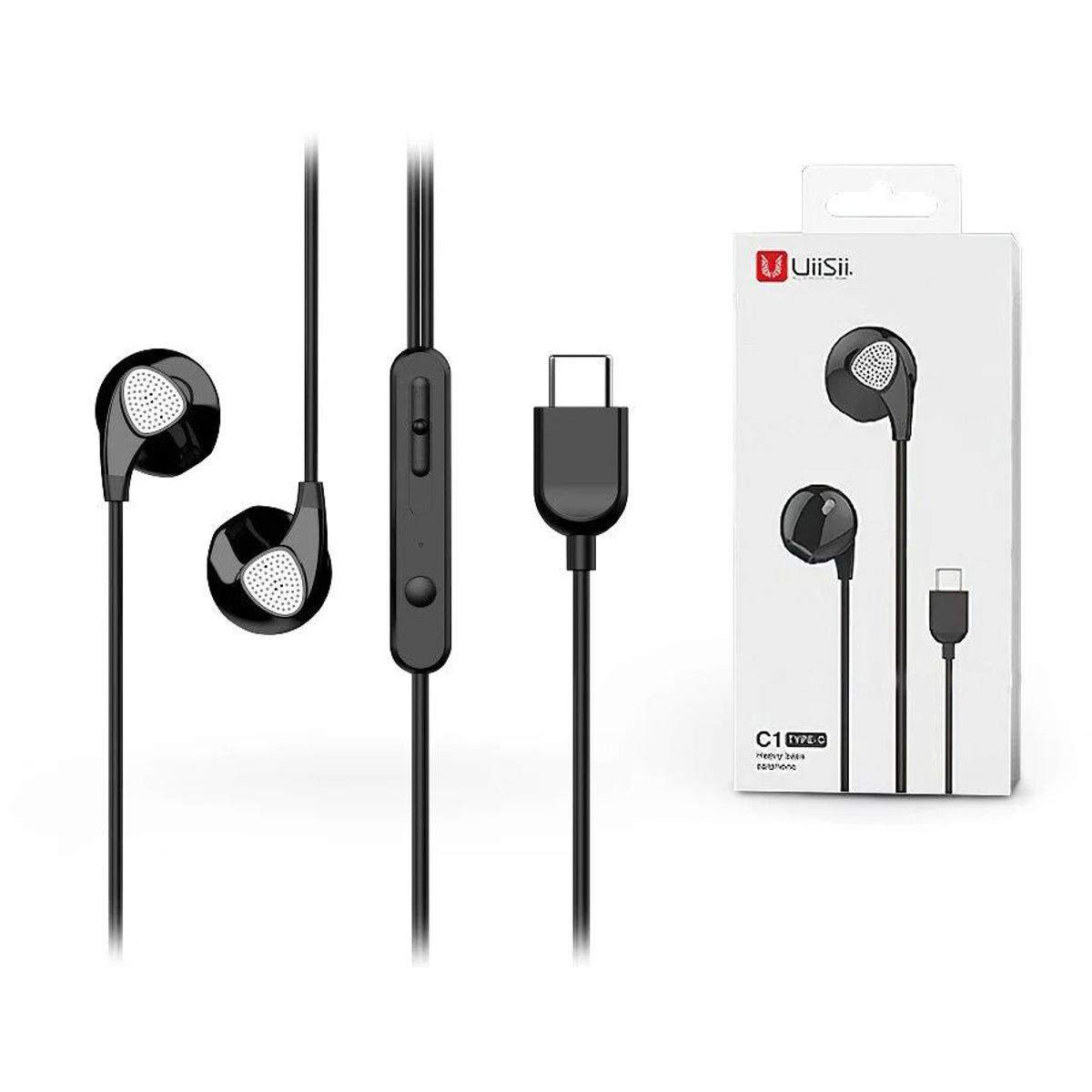 Uiisii C1 Type C Heavy Bass Earphone A