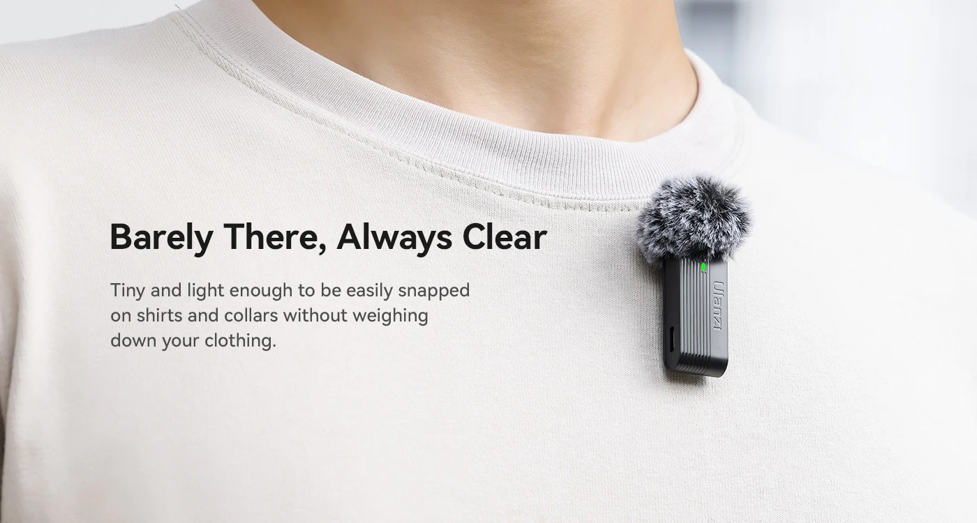 Ulanzi A100 Wireless Lavalier Microphone F