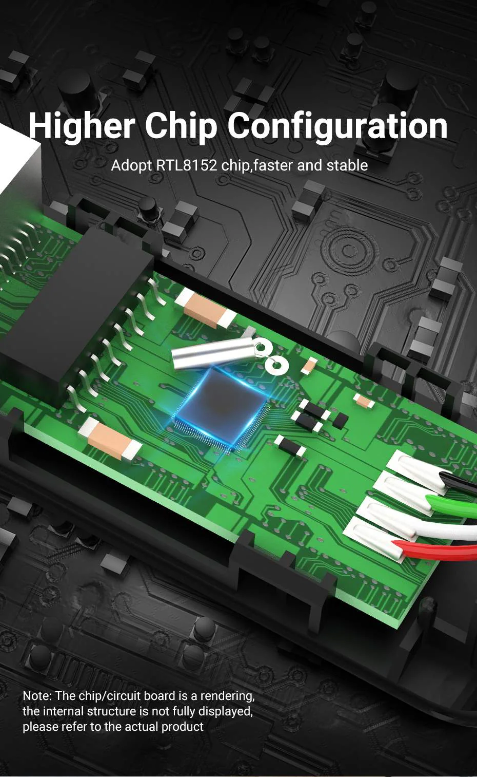 Vention Cegbb Usb Male To Lan Female 0 15 Meter, Converter F