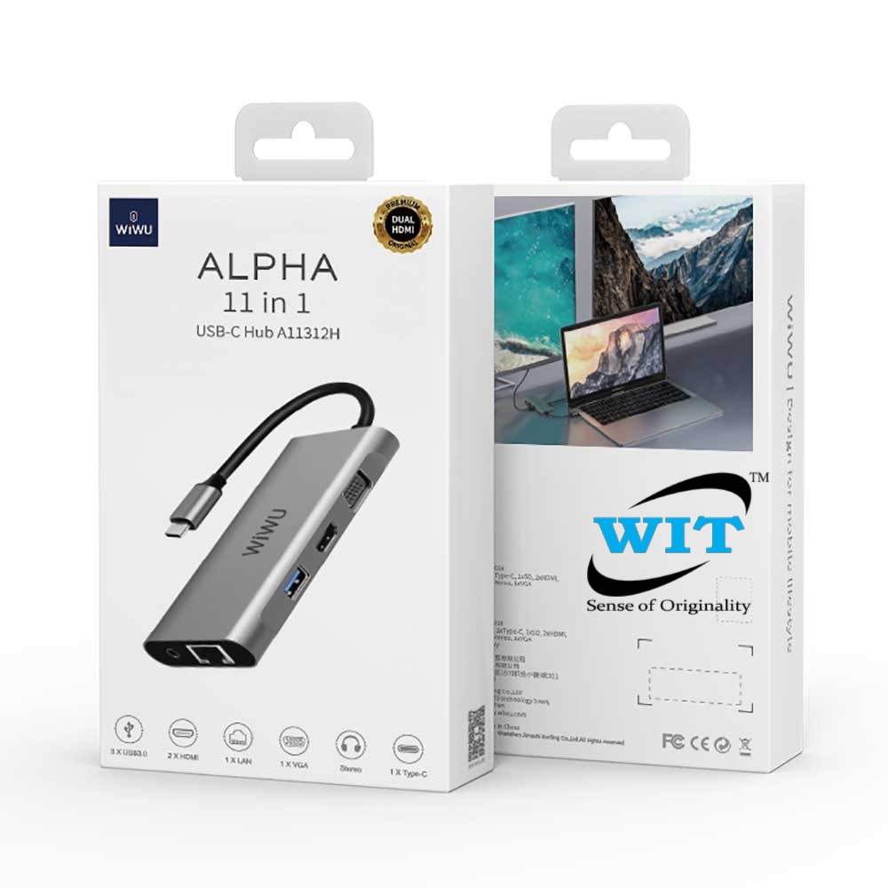 Wiwu Alpha A11312H 11 In 1 Usb Type C Hub B