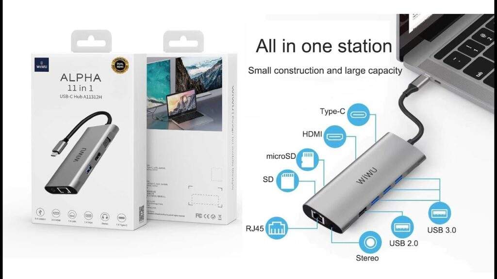 Wiwu Alpha A11312H 11 In 1 Usb Type C Hub C