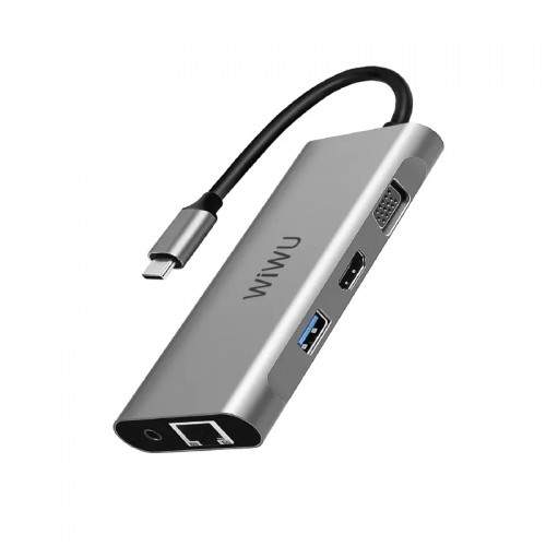 WiWU Alpha A11312H 11 in 1 USB Type C Hub