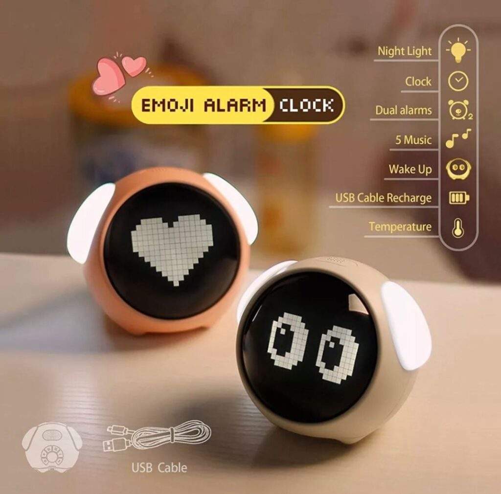 Xiaomi Cute Expression Alarm Emoji Clock F