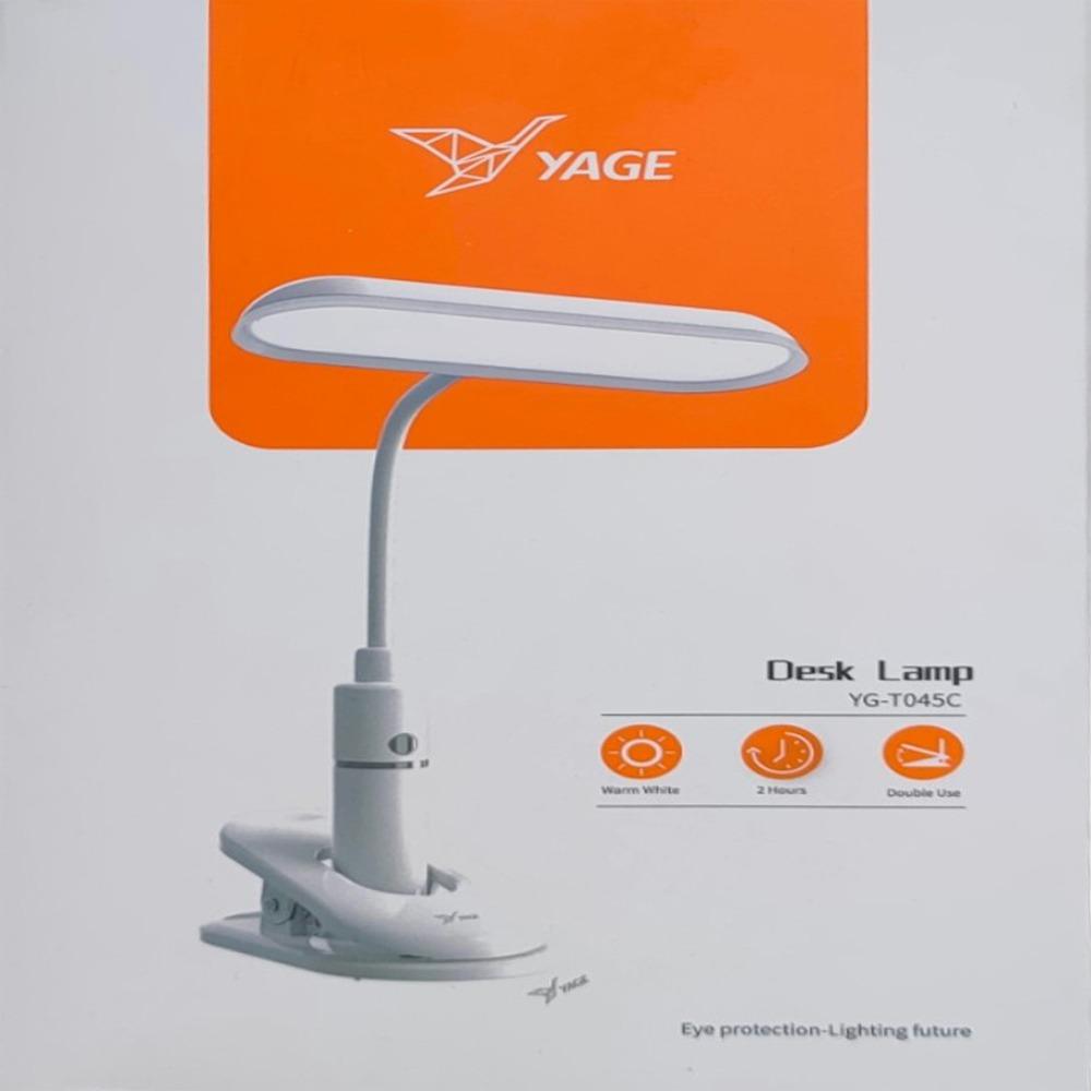 Yage Yg T045C Table Lamp Eye Protection Warm Light Rechargeable Clip Lamp C