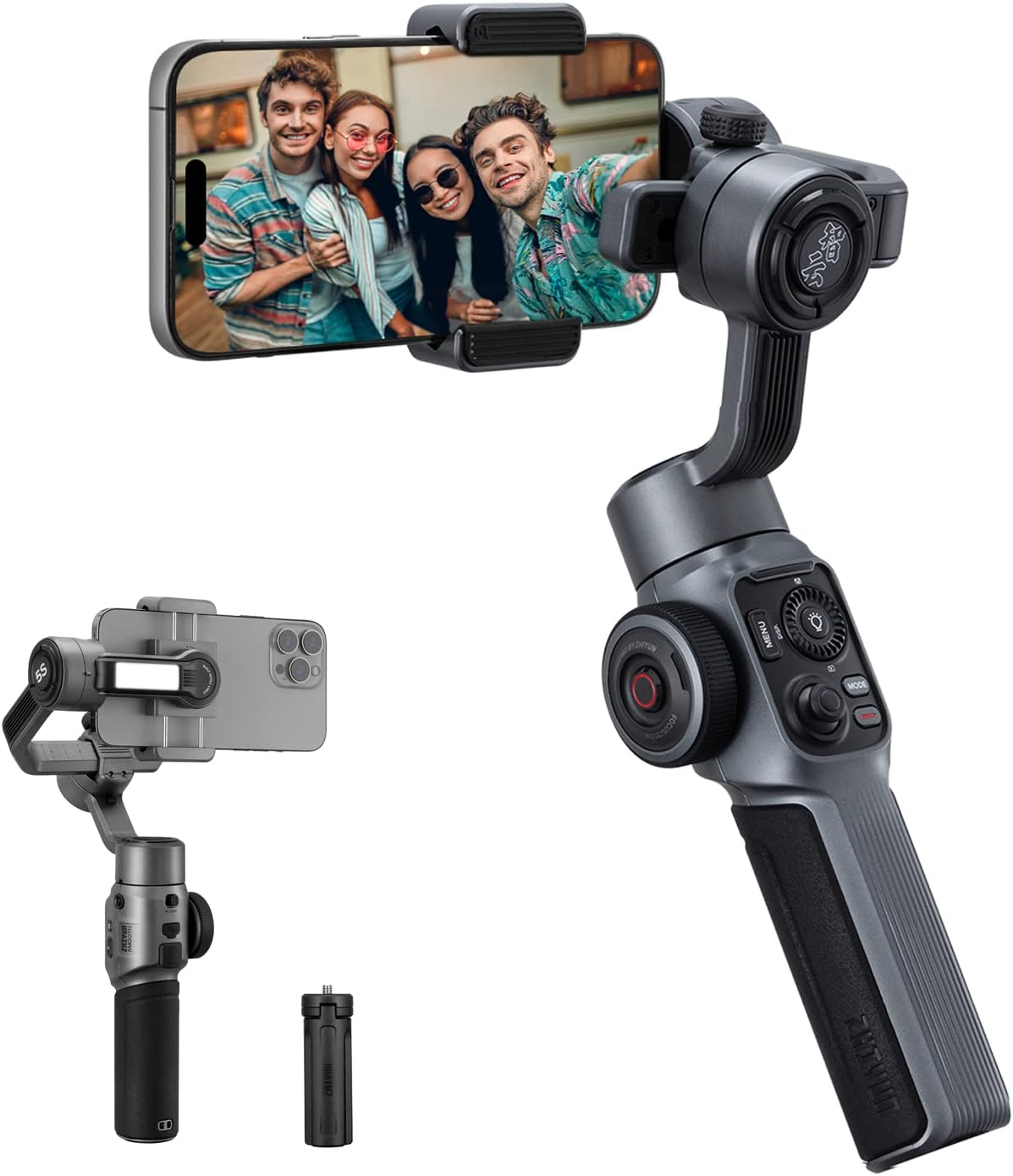 Zhiyun Smooth 5S 3 Axis Smartphone Handheld Gimbal Stabilizer A