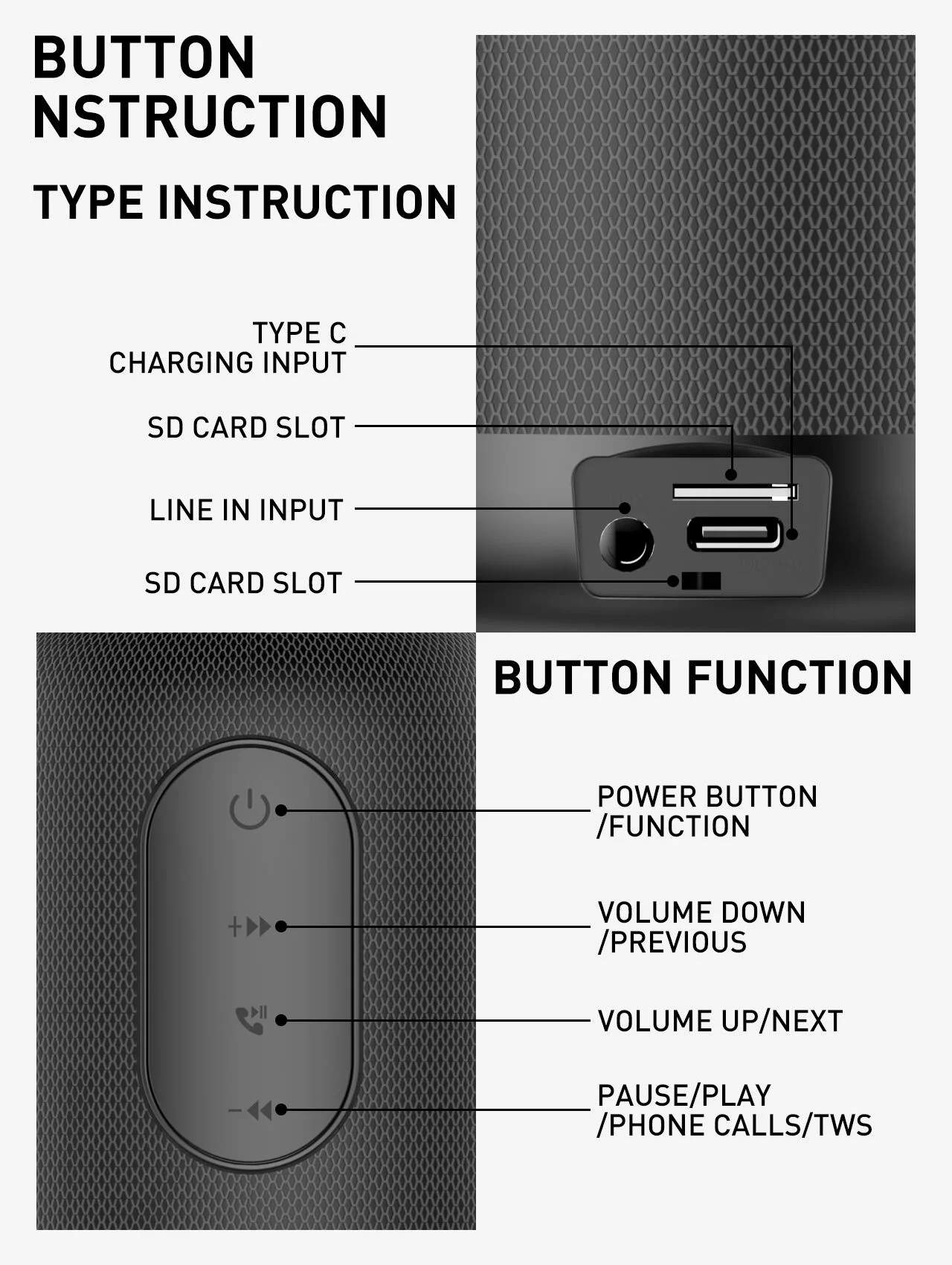 Ldnio Bts12 Bluetooth Speaker C