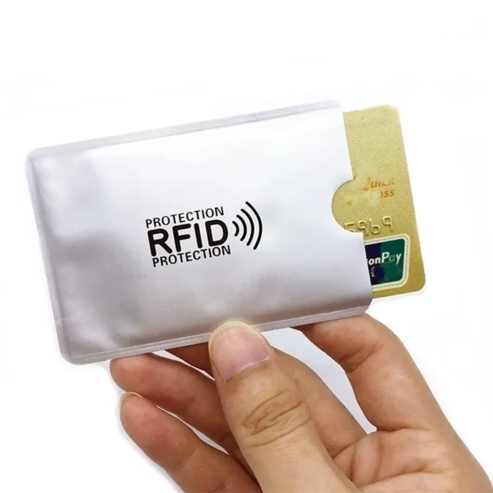 Anti Rfid Card Holder Nfc Blocking Reader Case Protection Aluminium – 1Pc B