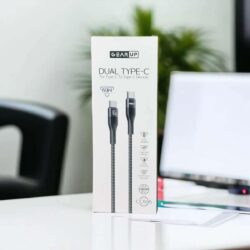 GearUP CC6015 Type C to C 60W PD Fast Charging & Data Cable – 1.5m