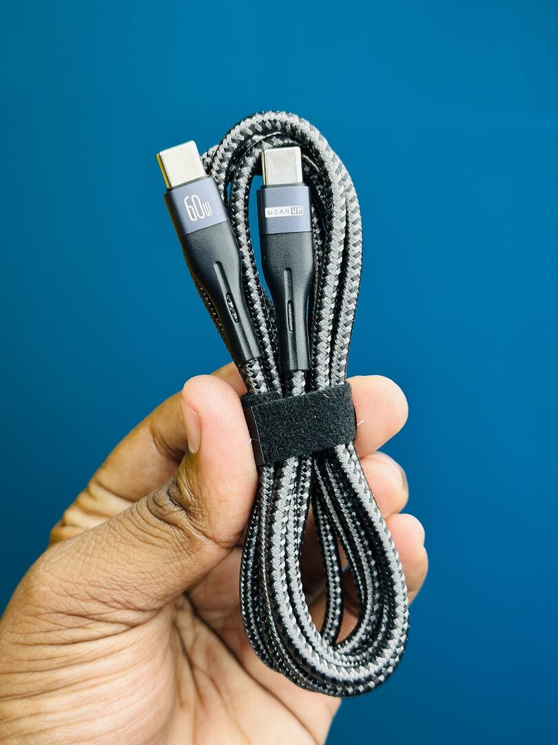 Gearup Cc6015 Type C To C 60W Pd Fast Charging &Amp; Data Cable – 1 5M A Gearup Cc6015 Type C To C 60W Pd Fast Charging &Amp; Data Cable – 1 5M A