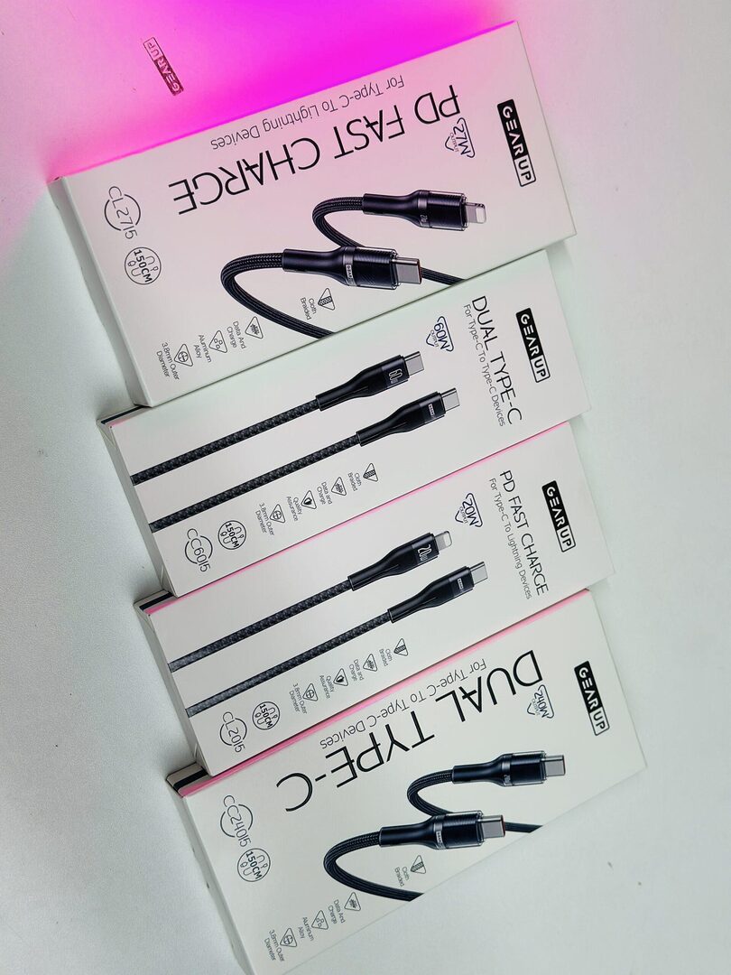 Gearup Cc6015 Type C To C 60W Pd Fast Charging &Amp; Data Cable – 1 5M D Gearup Cc6015 Type C To C 60W Pd Fast Charging &Amp; Data Cable – 1 5M D