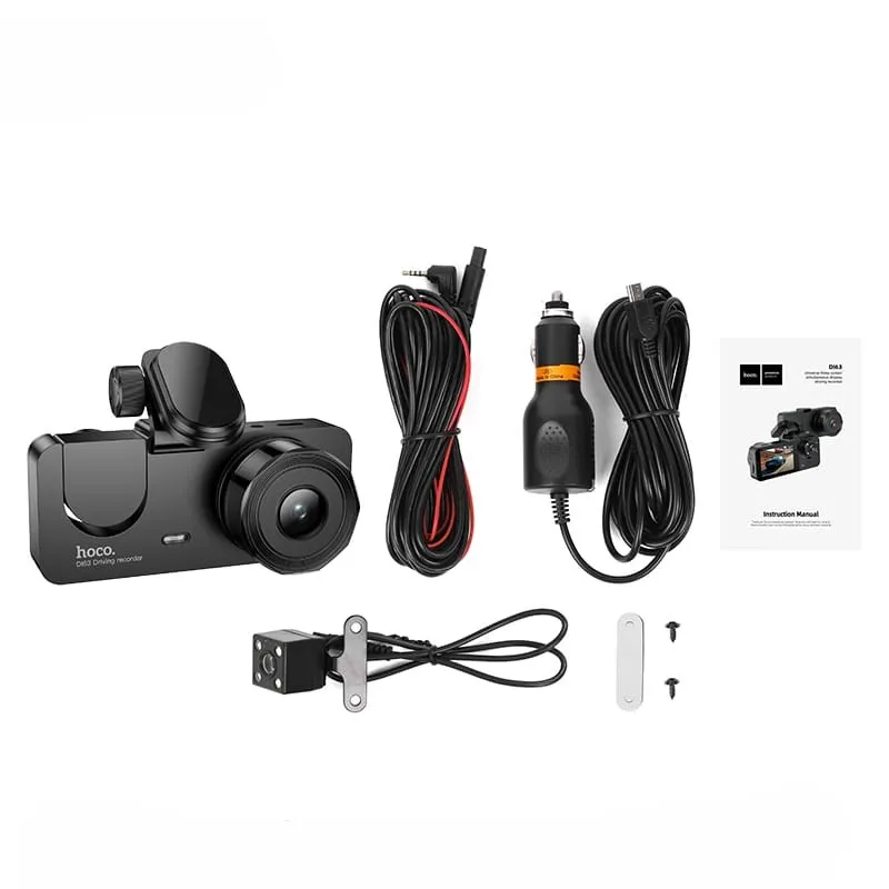 Hoco D163 3 Cameras Driving Recorder B