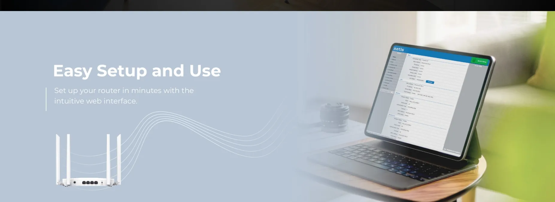 Netis Nc21 Ac1200 Wireless Fast Gaming Router C